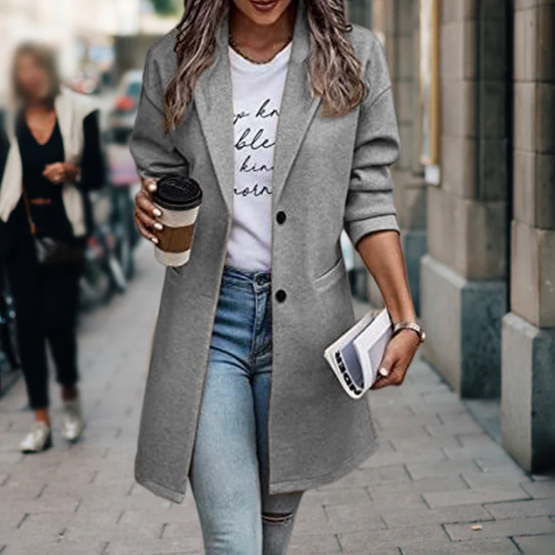 Elegante lange Jacke für Frauen
