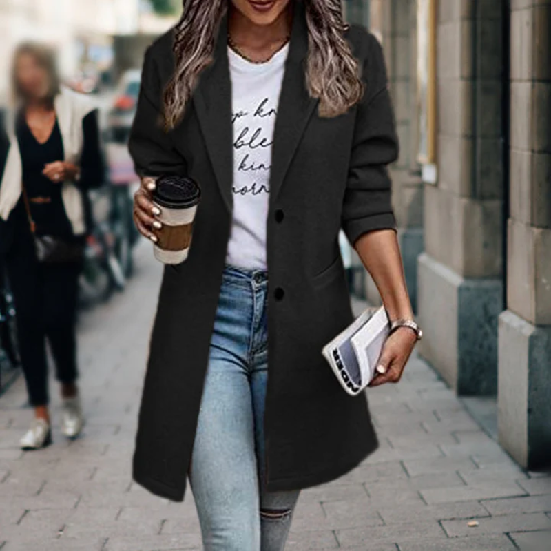 Elegante lange Jacke für Frauen