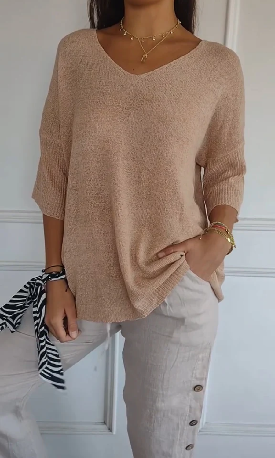 damen-oversized-t-shirt-v-ausschnitt