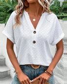 Elegante kurzärmelige Bluse für Frauen