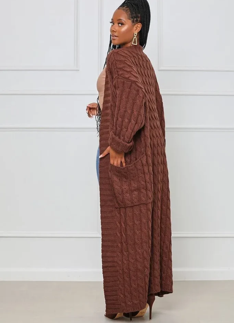 damen-ausgefallene-lange-strickjacke-cardigan