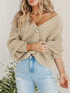 damen-bequeme-strickjacke-warme