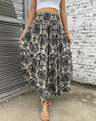 damen-boho-style-maxirock-lange-röcke-sommer