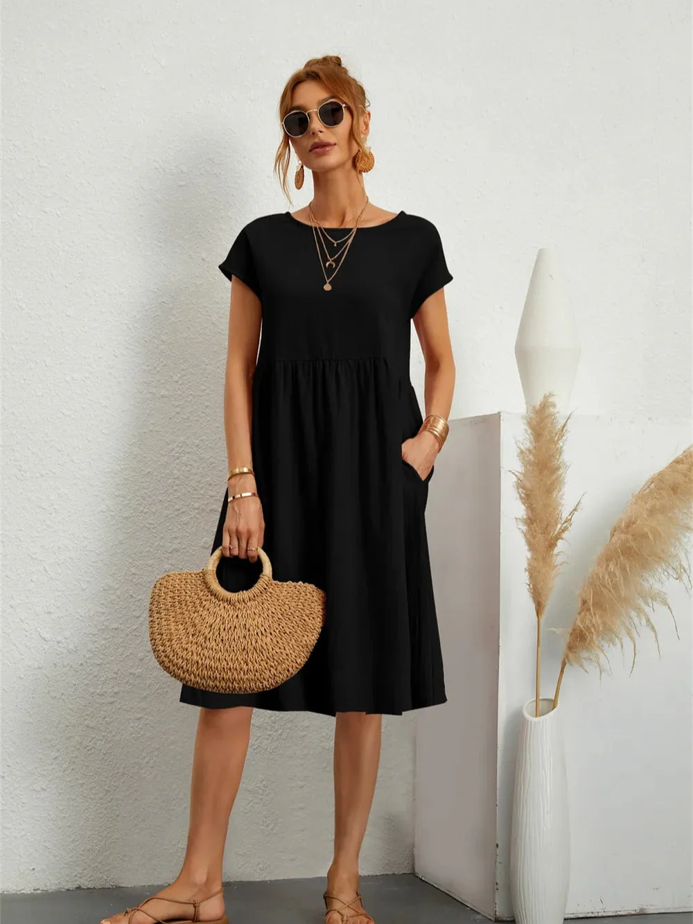 Damen Kleid Casual Elegant