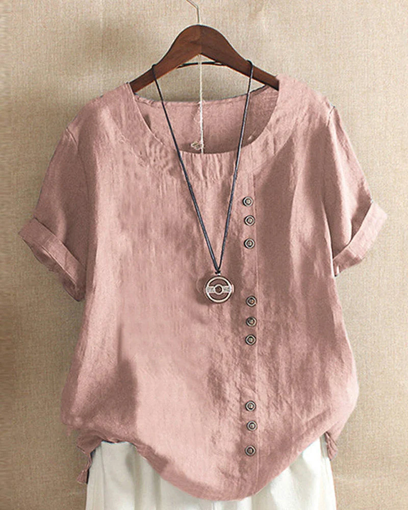 Kurzarm Bluse für Damen