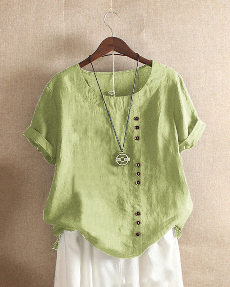 Kurzarm Bluse für Damen