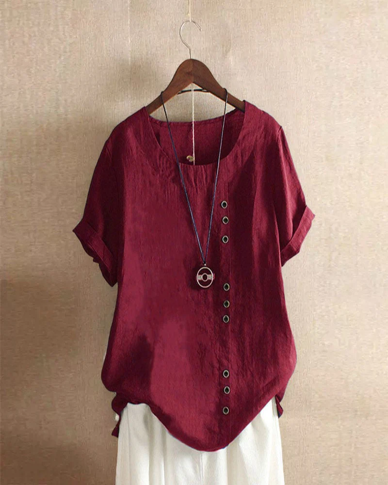 Kurzarm Bluse für Damen