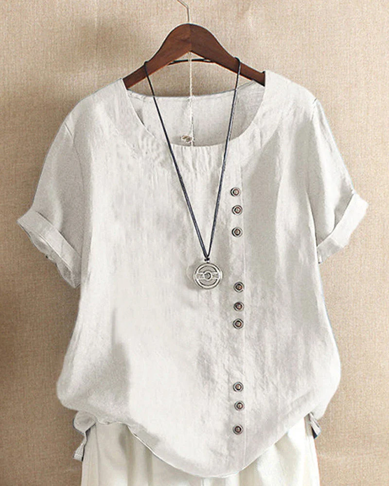 Kurzarm Bluse für Damen