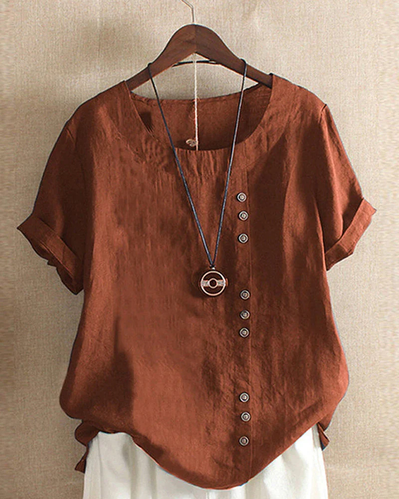 Kurzarm Bluse für Damen
