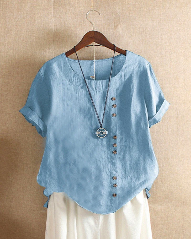 Kurzarm Bluse für Damen