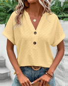 Elegante kurzärmelige Bluse für Frauen
