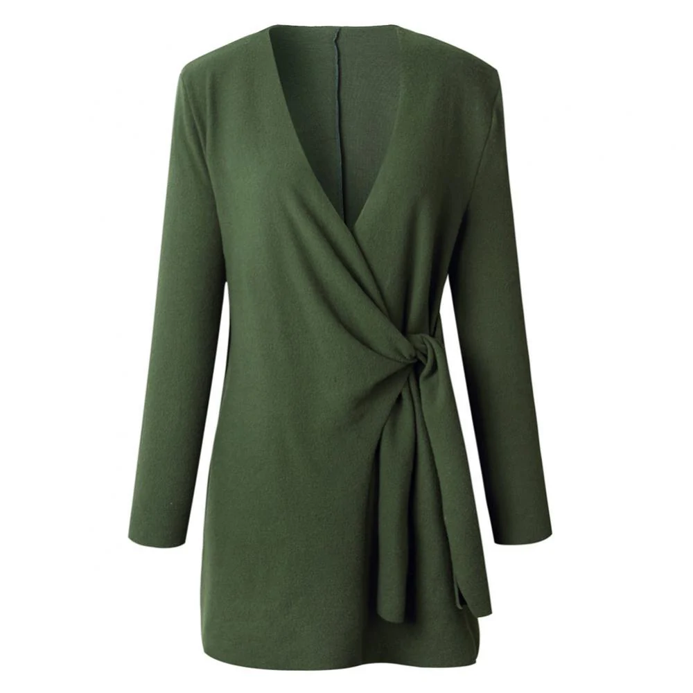 damen-elegant-lange-strickjacke-leichte