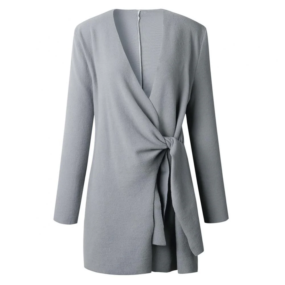 damen-elegant-lange-strickjacke-leichte