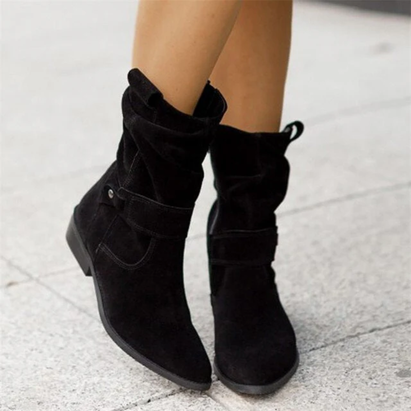 damen-elegant-stiefeletten-flach