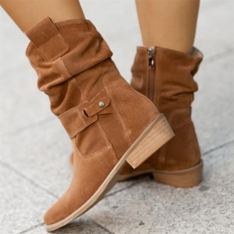 damen-elegant-stiefeletten-flach