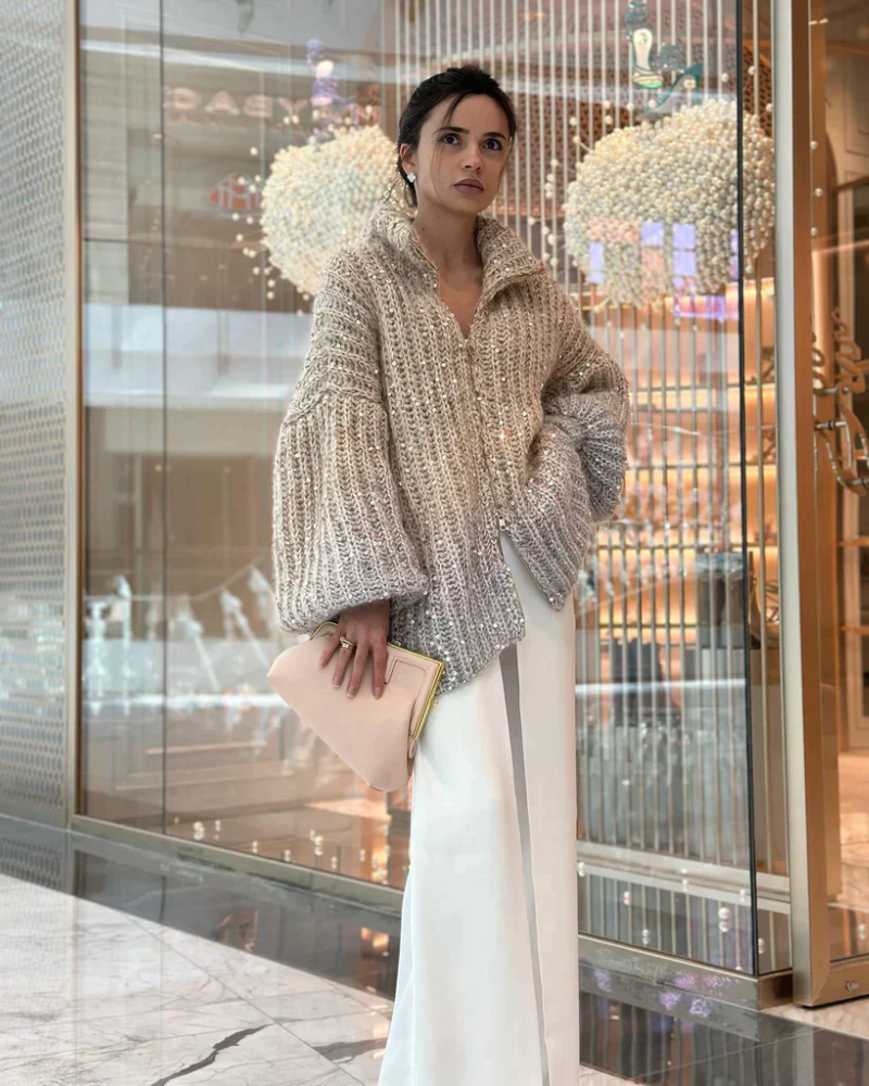 damen-elegant-strickjacke-cardigan