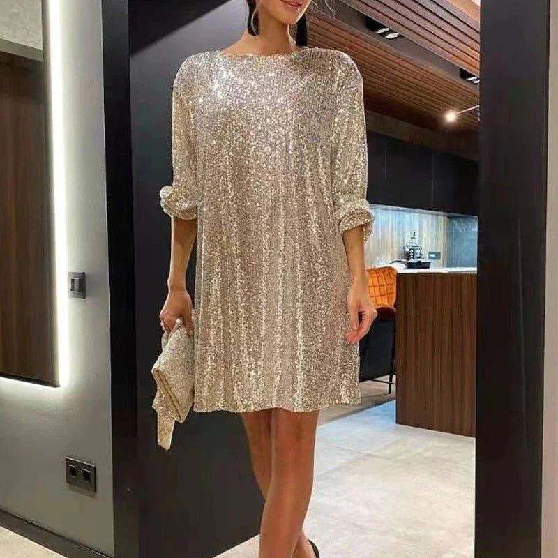 damen-elegante-paillettenkleid-mini