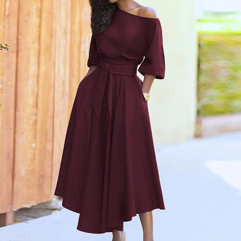 damen-elegante-wickelkleid-midi