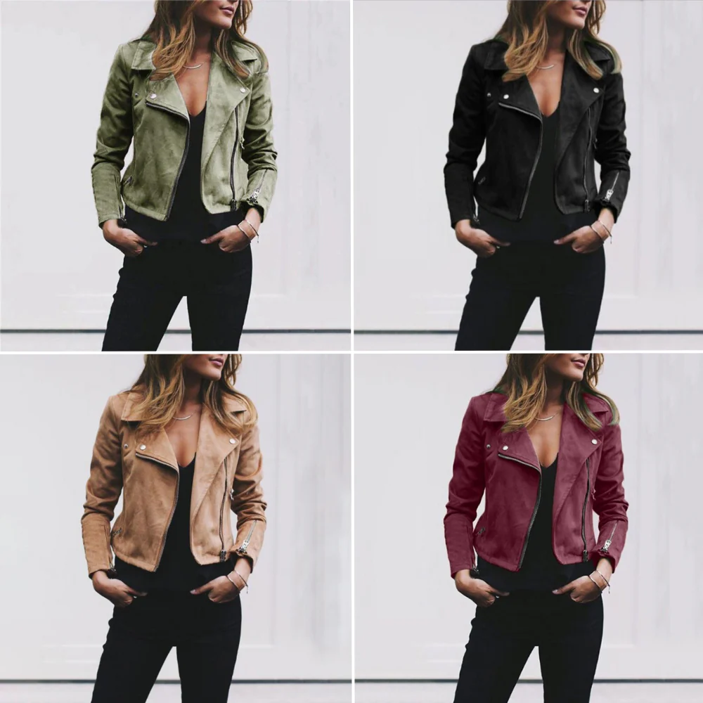 damen-kurze-jacke-bikerjacke