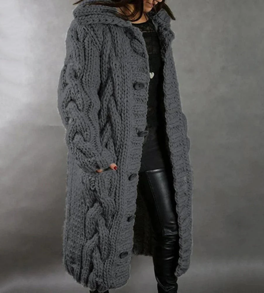 damen-lange-strickjacke-cardigan