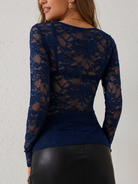Schickes Elegantes Langarm-Top für Frauen