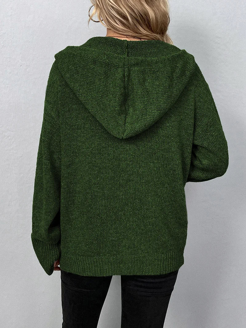 damen-schwarz-strickjacke-kurze
