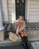 damen-schwarz-weste-oversize