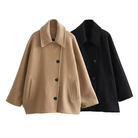 damen-schwarze-strickjacke-kurz