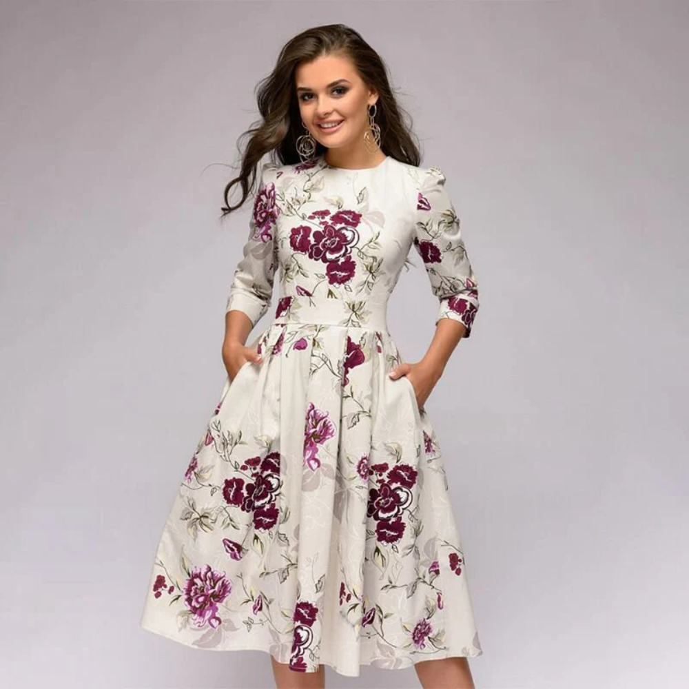 damen-vintage-partykleid-midi