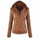 Warme Jeansjacke Damen Kapuze