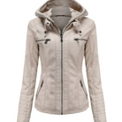 Warme Jeansjacke Damen Kapuze