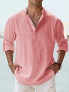Herren Langarm Hemd Casual