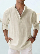 Herren Langarm Hemd Casual