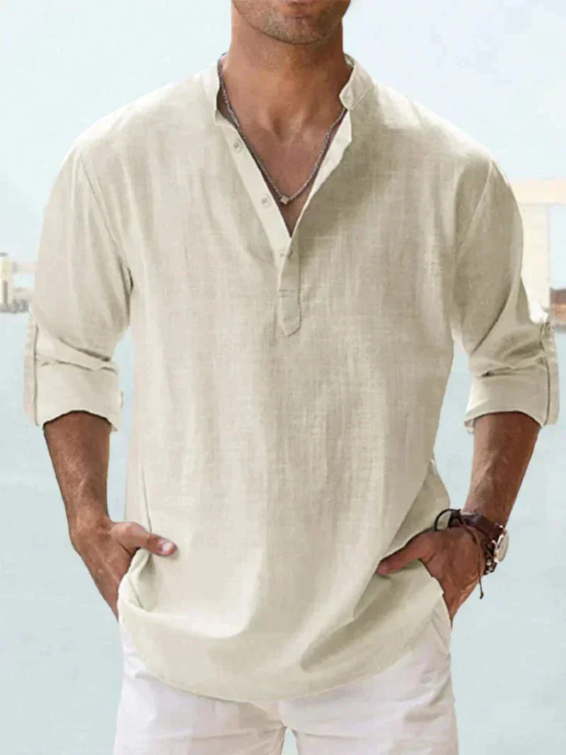 Herren Langarm Hemd Casual