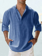 Herren Langarm Hemd Casual