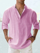 Herren Langarm Hemd Casual