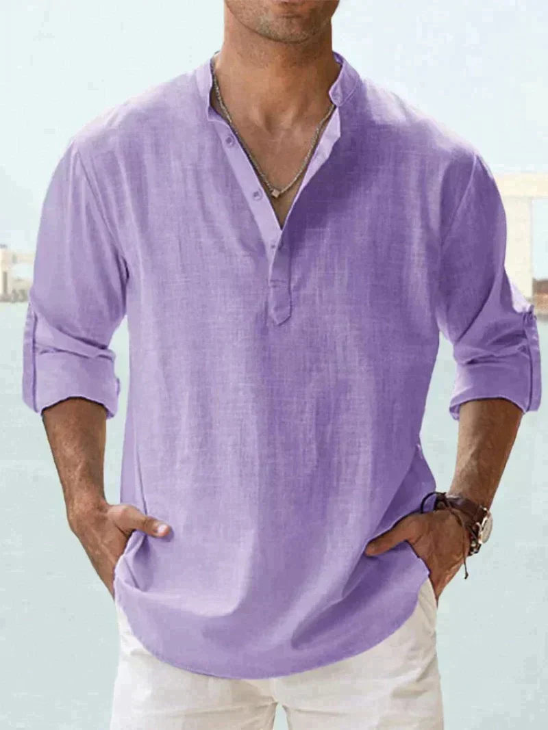 Herren Langarm Hemd Casual