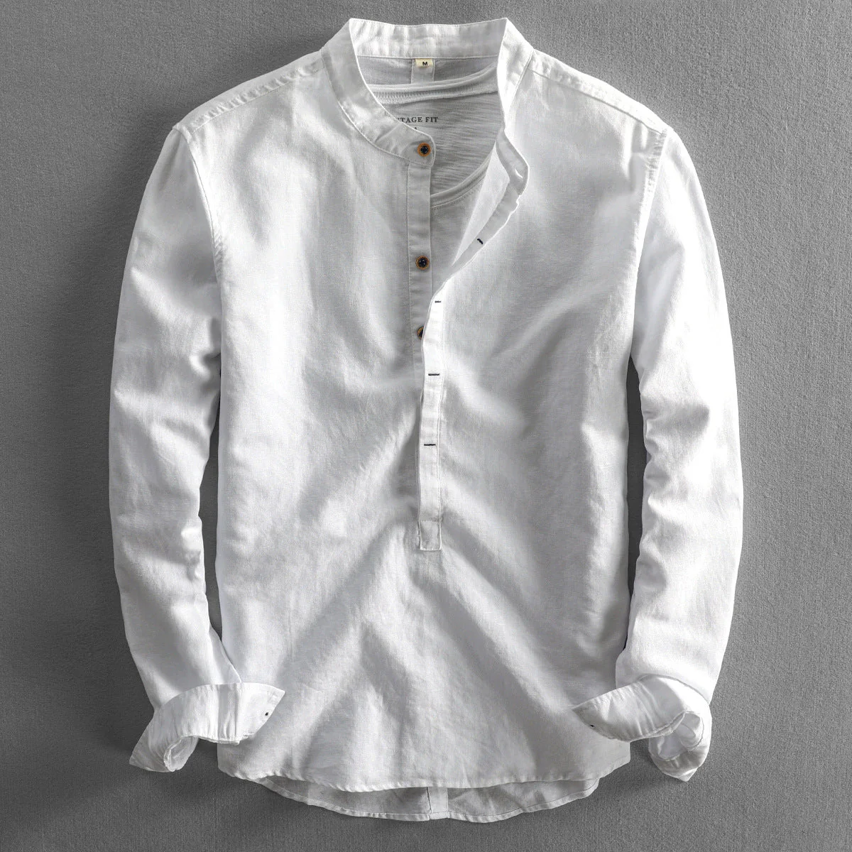 Langarm Button Down Hemd für Männer
