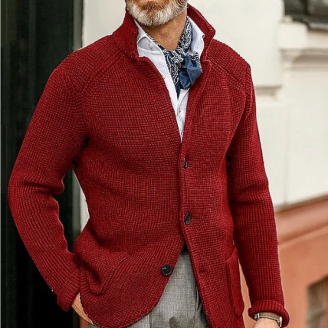 herren-langarm-strickweste-cardigan
